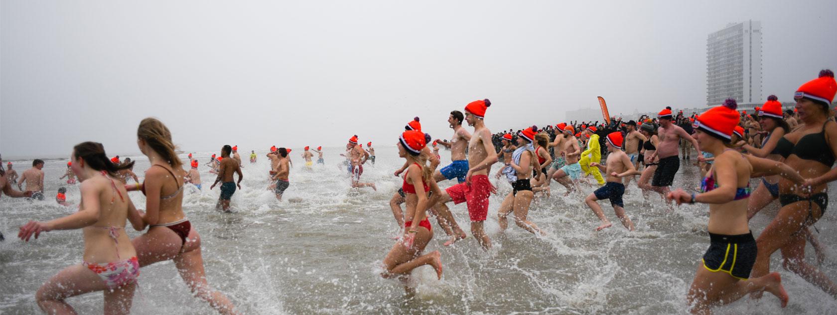 New Years Swim - Zandvoort beachforamsterdam